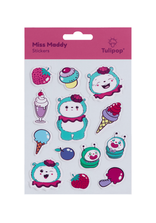 Tulipop Puffy Stickers (4 Pack) Miss Maddy